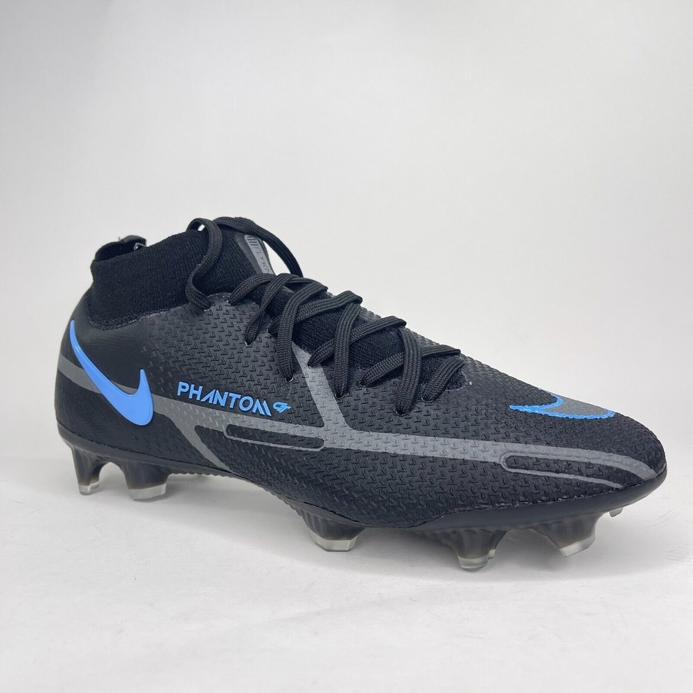 Nike Phantom GT2 Elite DF FG Black Blue Soccer Cleats Mens 6.5 Wmns 8 CZ9889-004